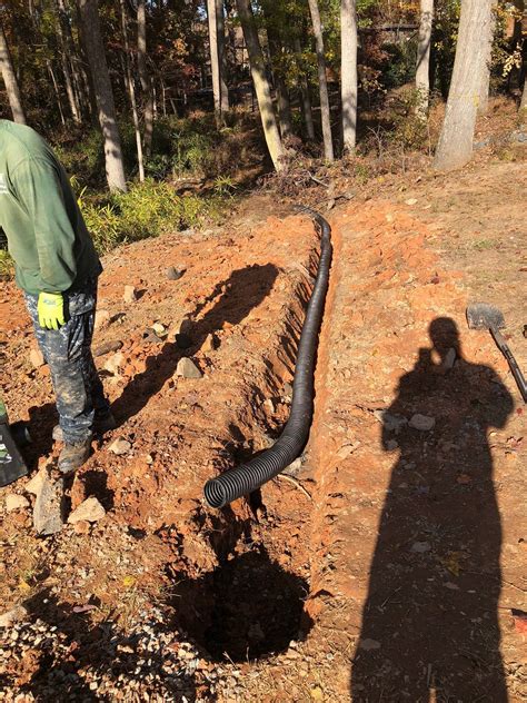 french drain charlotte nc.